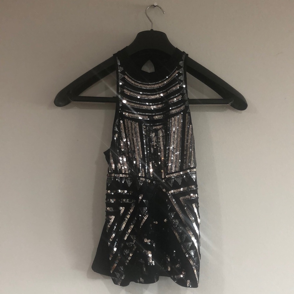 Silver tank top